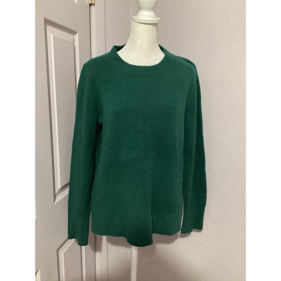 J. Crew Sweaters - J Crew Sweater Womens S Kelly Green Extra Soft Wool Blend Pullover Oversized